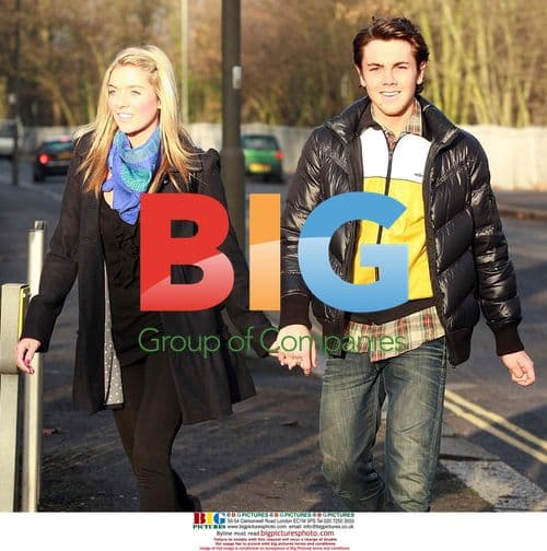 Ray Quinn and Emma Stephens walk in London