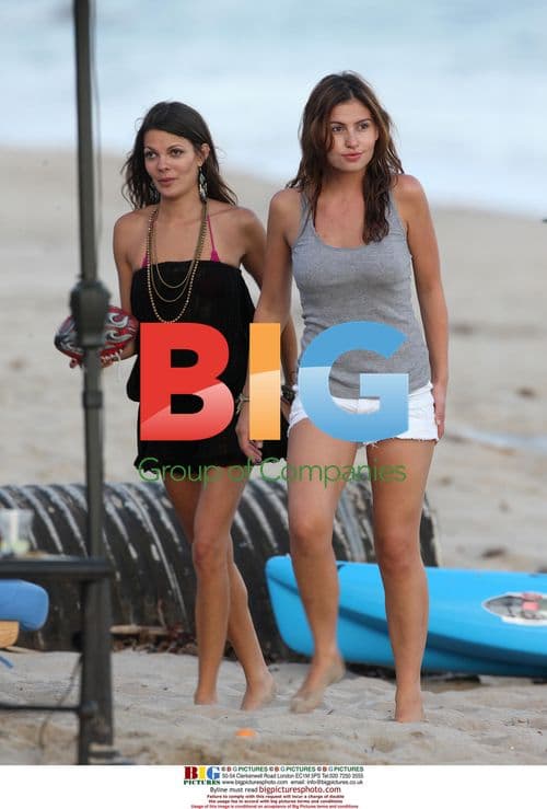 Cast of The Hills at Asics Celebrity Beach House