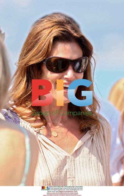 Cindy Crawford and Rande Gerber at Airport