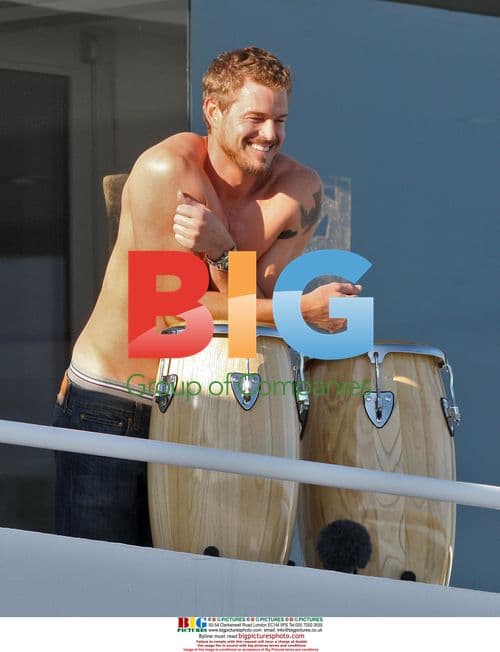Eric Dane films 'Valentine's Day' in Malibu