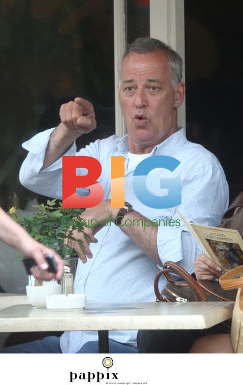 Michael Barrymore Makes Funny Faces in West London