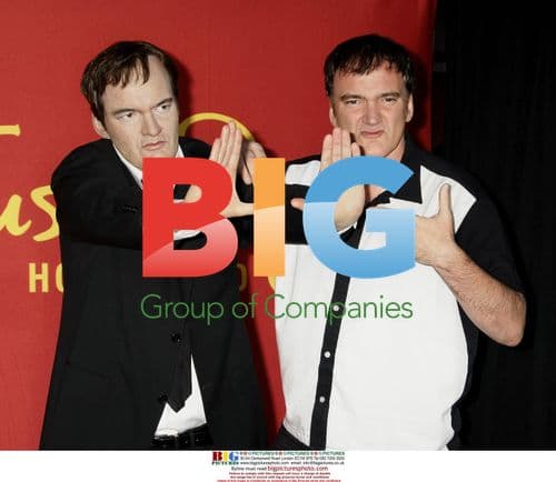 Quentin Tarantino unveils wax figure at Madame Tussauds