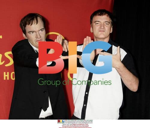 Quentin Tarantino unveils wax figure at Madame Tussauds