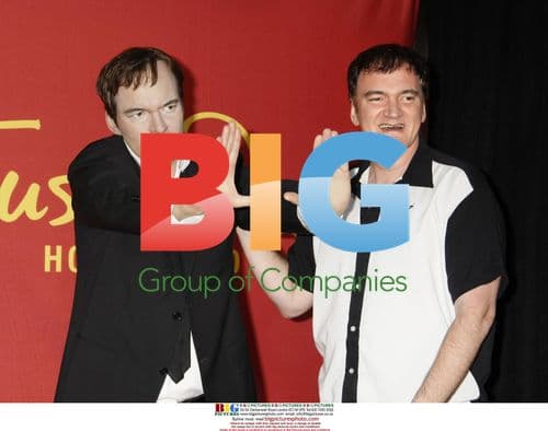 Quentin Tarantino unveils wax figure at Madame Tussauds