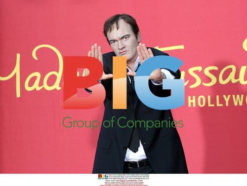 Quentin Tarantino unveils wax figure at Madame Tussauds