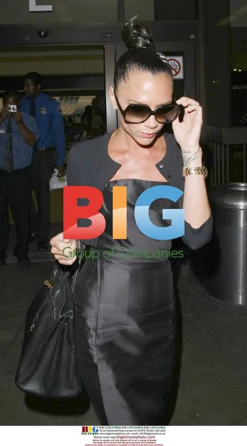 Victoria Beckham arrives at LAX