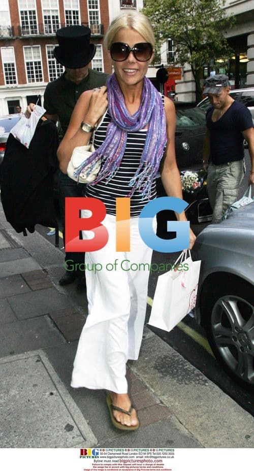 Melinda Messenger at Mayfair Hotel