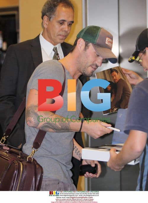 Brian Austin Green arrives at Vancouver Airport