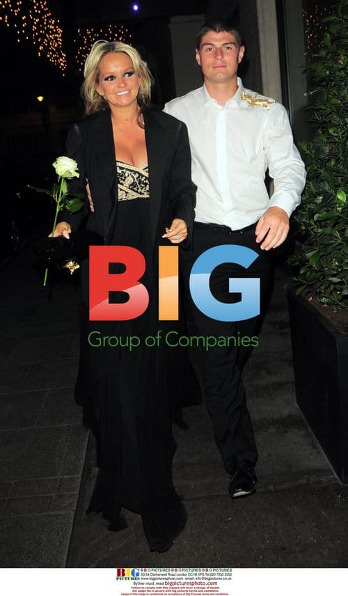 Jennifer Ellison returns to hotel in London