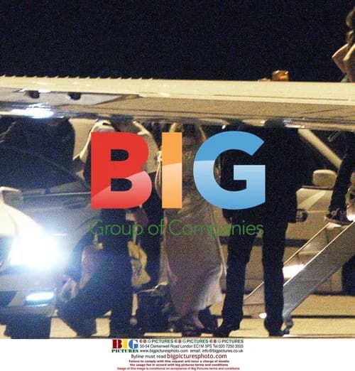 Madonna Leaves Gothenburg Airport