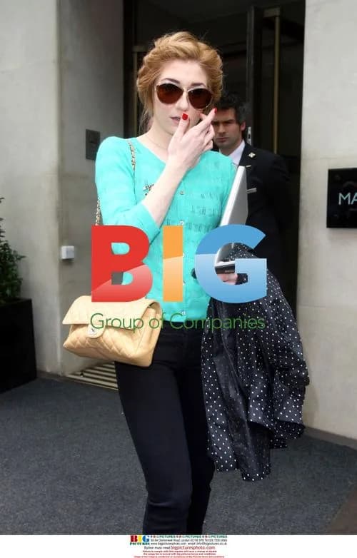 Nicola Roberts Leaving Mayfair, London