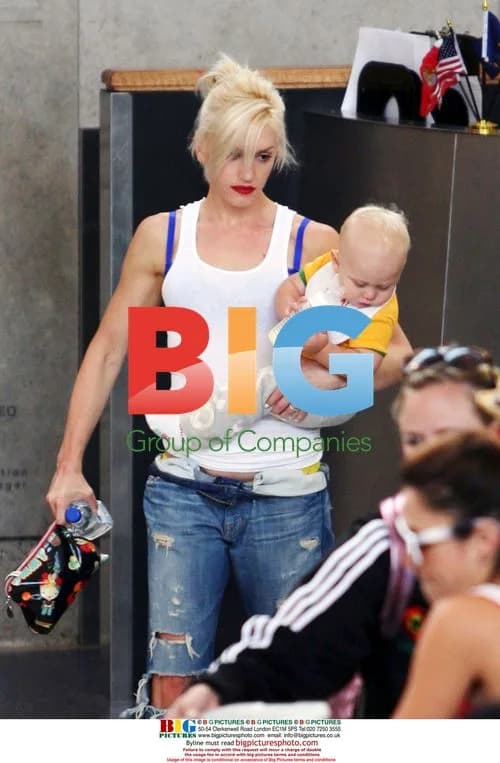 Gwen Stefani and Kids Depart LAX
