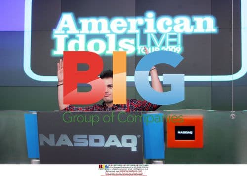 Kris Allen at NASDAQ Closing Bell