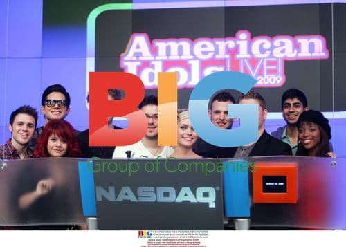 American Idol finalists at NASDAQ