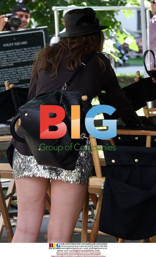 Mischa Barton films TV show in NYC