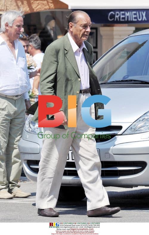Chirac and Pinault Families Vacation in Saint Tropez