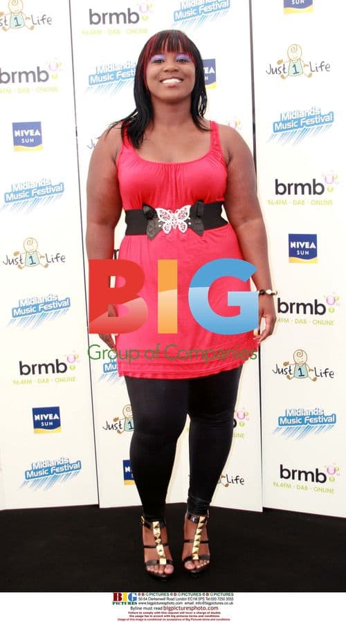 Rachel Hylton Backstage at Midlands Music Festival