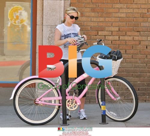 Anna Paquin rides bike to lunch in Santa Monica