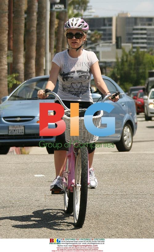 Anna Paquin rides bike to lunch in Santa Monica