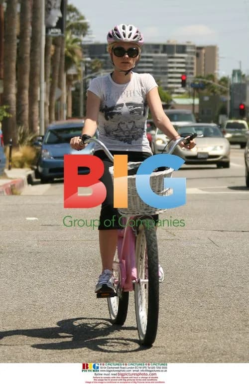 Anna Paquin rides bike in Santa Monica