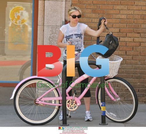 Anna Paquin rides bike to lunch in Santa Monica