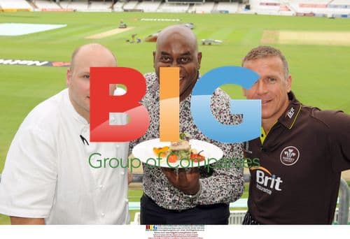 Brit Oval cook off with cricket stars