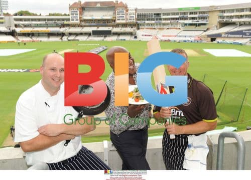 Oval Cricket Ground cook-off with Alec Stewart and Ainslee Harriot