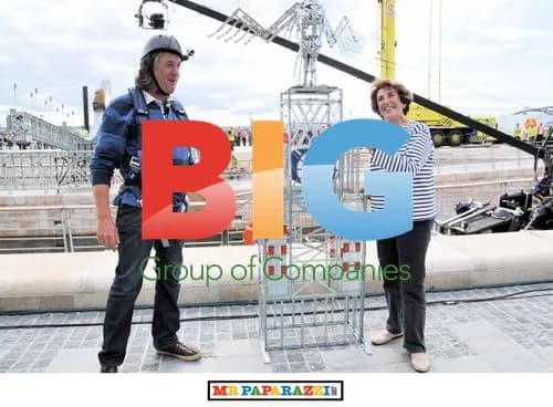 James May builds Meccano bridge in Liverpool