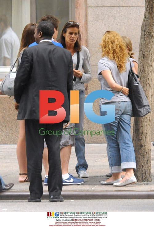 Princess Stephanie visits NYC with family