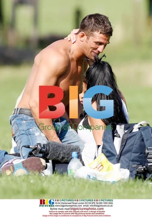 Katie Price with Alex Reid and sons