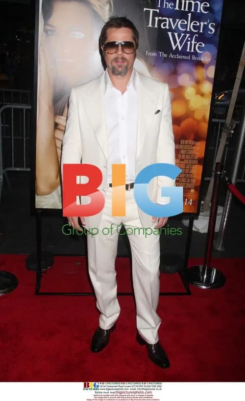 Brad Pitt at 'The Time Traveller's Wife' premiere