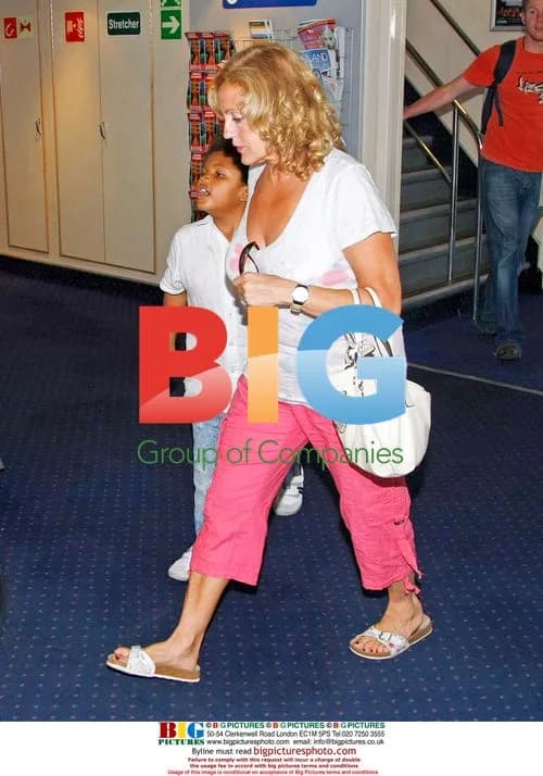 Katie Price with kids on Isle of Wight ferry