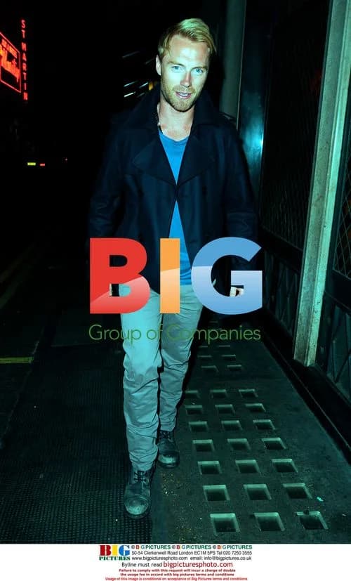 Ronan Keating at the Ivy in London
