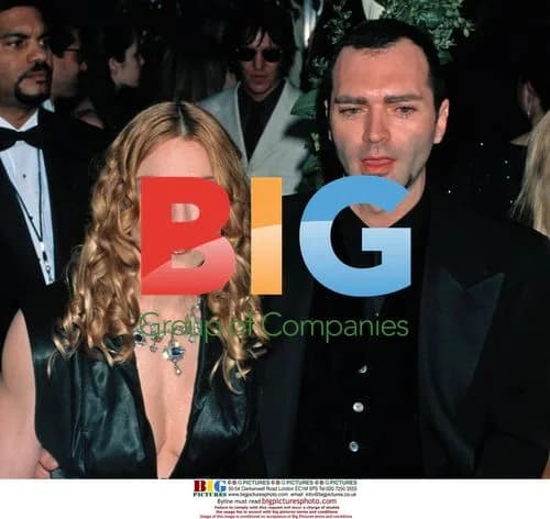 Madonna at 1998 Academy Awards with brother