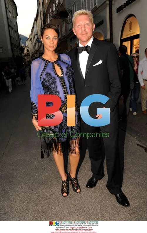 Boris Becker and wife at Salzburg Opera Festival