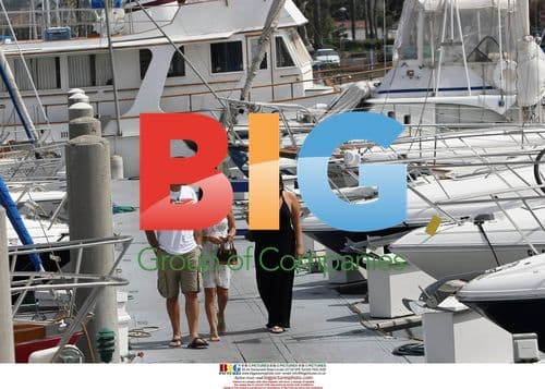 Vinnie Jones and wife Tanya shopping for boats