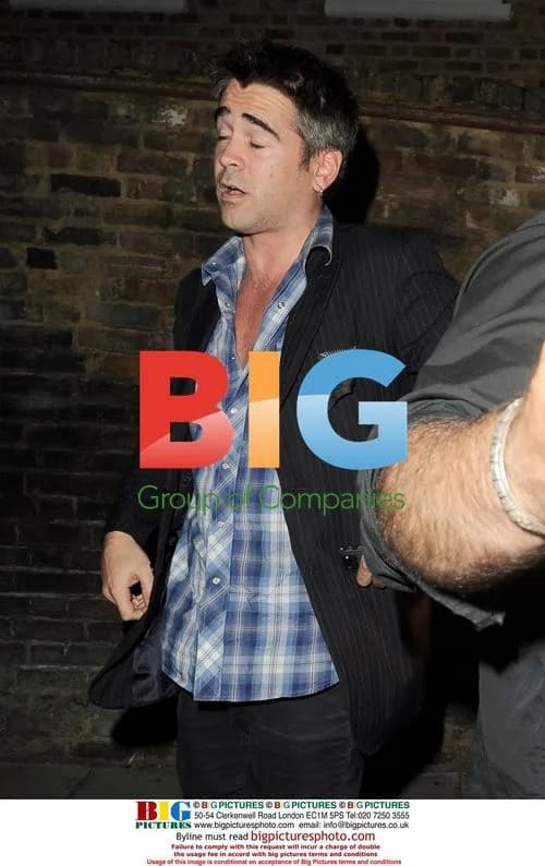 Colin Farrell Leaving London Cast Party