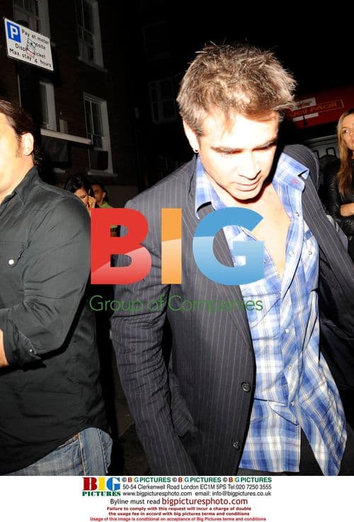 Collin Farrell leaves London Boulevard wrap party