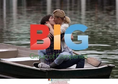 Drew Barrymore and Justin Long on 'Going the Distance' set