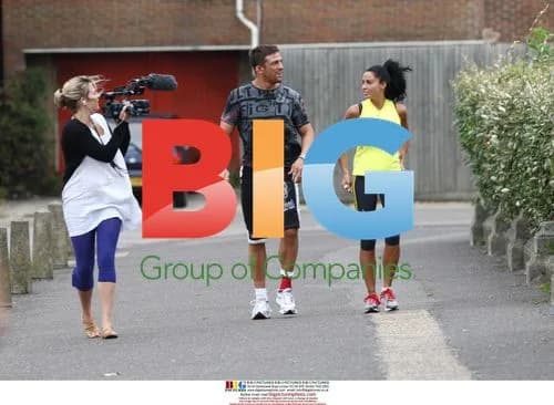 Katie Price and Alex Reid Jogging in Brighton