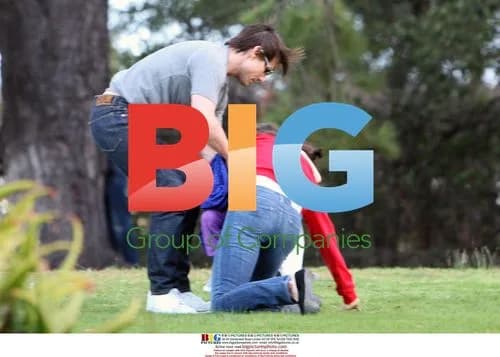 Tom Cruise and Family in Melbourne
