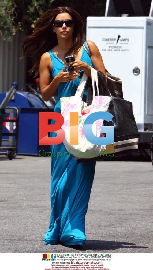 Eva Longoria at Ken Paves Salon