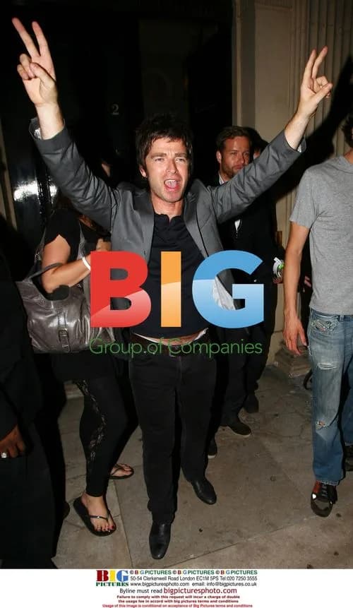 Noel Gallagher at U2 afterparty