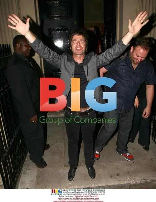 Noel Gallagher at U2 afterparty