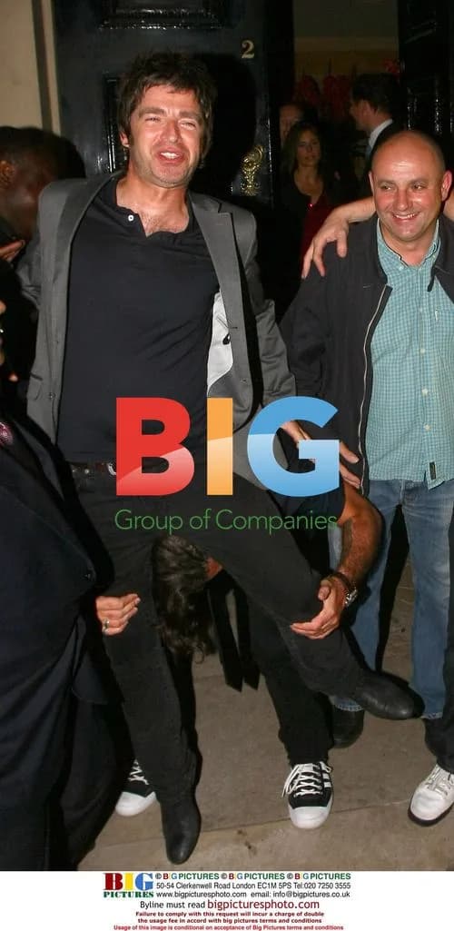 Noel Gallagher at U2 afterparty