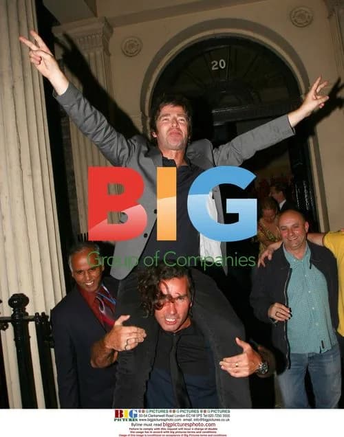 Noel Gallagher at U2 afterparty