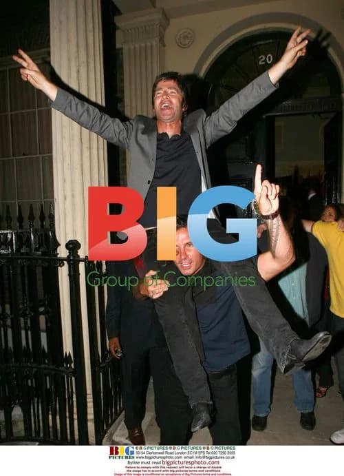 Noel Gallagher at U2 afterparty