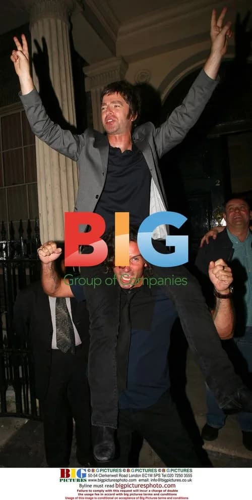 Noel Gallagher at U2 afterparty