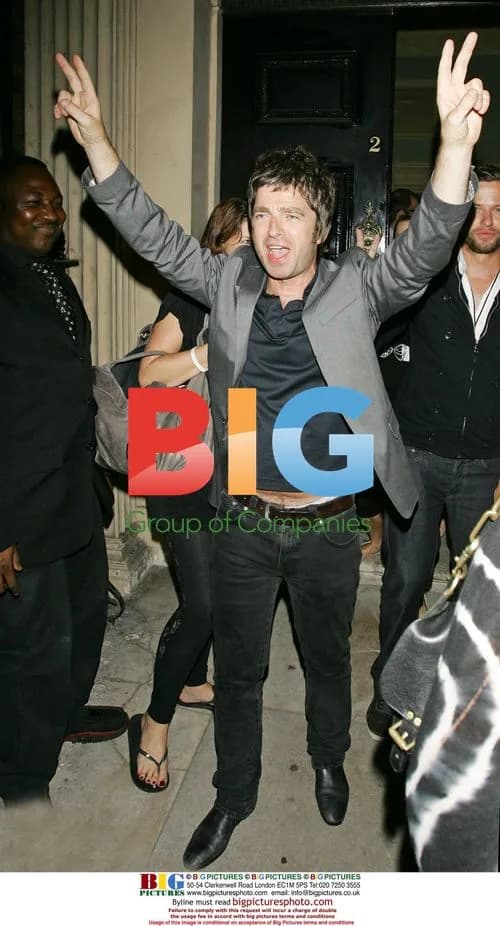 Noel Gallagher at U2 afterparty