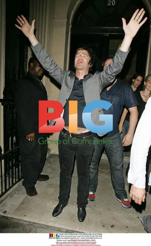 Noel Gallagher at U2 afterparty